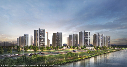 e편한세상 대장 퍼스티움 투시도